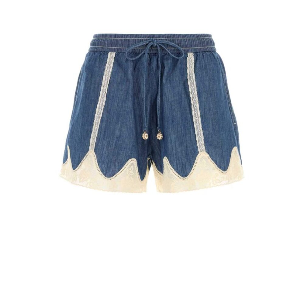 Zimmermann Women Zimmermann Women Blue Denim Awaken Shorts